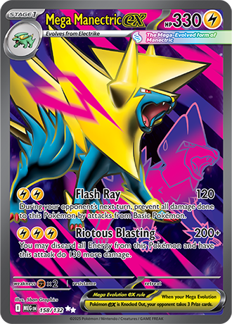 Mega Evolution - 158/132 - Mega Manectric ex