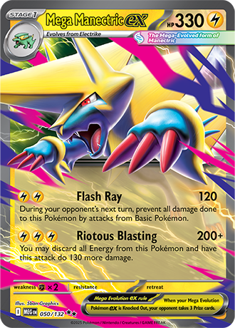 Mega Evolution - 050/132 - Mega Manectric ex