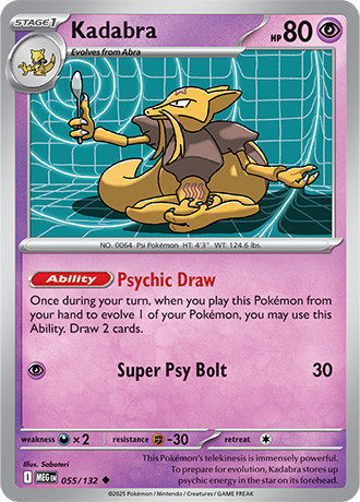 Mega Evolution - 055/132 - Kadabra