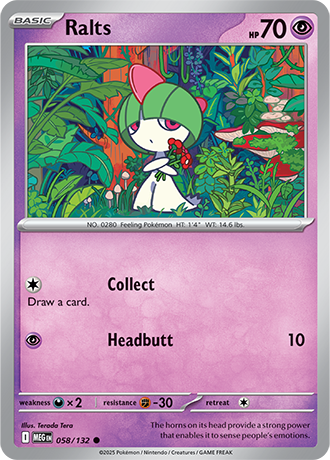 Mega Evolution - 058/132 - Ralts