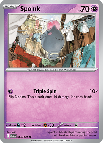 Mega Evolution - 062/132 - Spoink