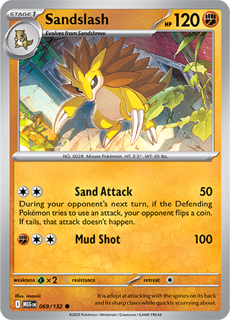 Mega Evolution - 069/132 - Sandslash