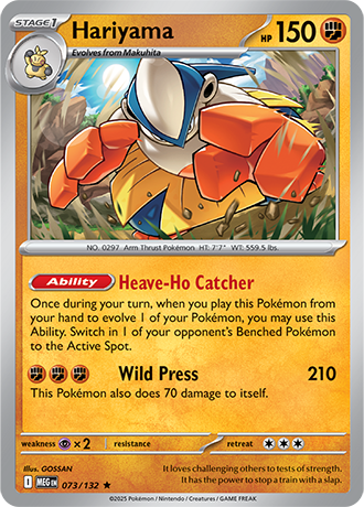 Mega Evolution - 073/132 - Hariyama - Holo