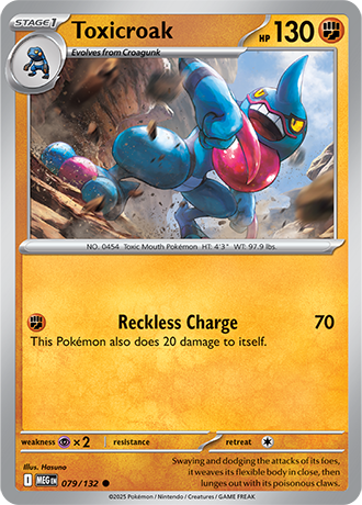 Mega Evolution - 079/132 - Toxicroak