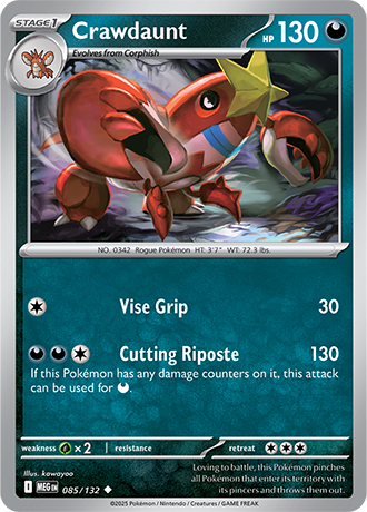 Mega Evolution - 085/132 - Crawdaunt