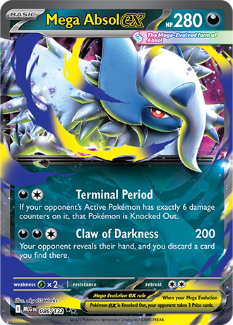 Mega Evolution - 086/132 - Mega Absol ex