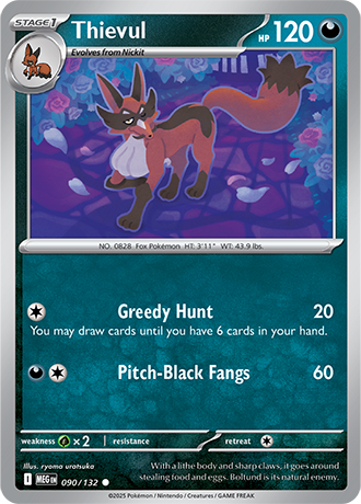Mega Evolution - 090/132 - Thievul