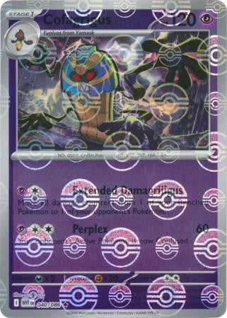 White Flare - 040/086 - Cofagrigus - Poké Ball Reverse Holo