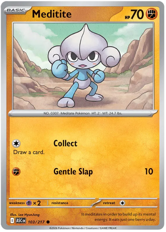 Ascended Heroes - 103/217 - Meditite