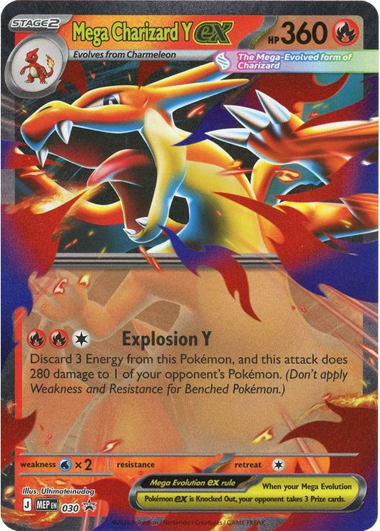 Black Star Promos - MEP030 - Mega Charizard Y ex
