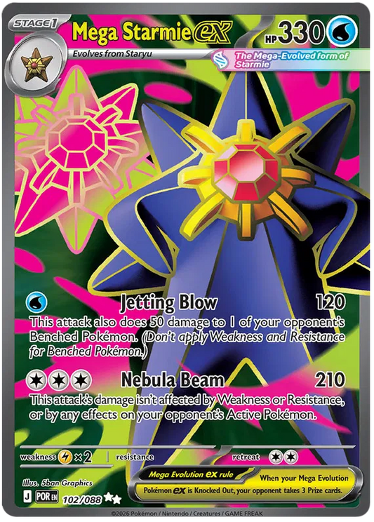Perfect Order - 102/088 - Mega Starmie ex