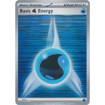Black Bolt & White Flare - SVE019 - Water Energy - Reverse Holo
