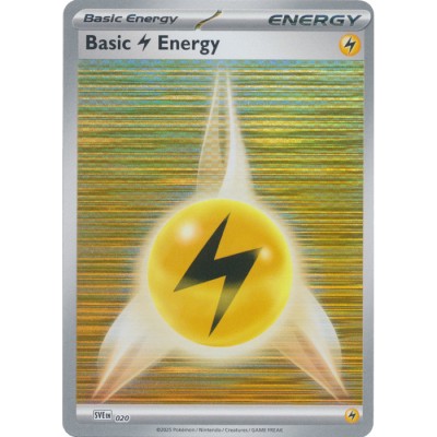 Black Bolt & White Flare - SVE020 - Lightning Energy - Reverse Holo