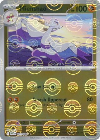 White Flare - 053/086 - Mienshao - Poké Ball Reverse Holo