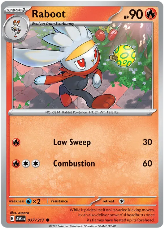 Ascended Heroes - 037/217 - Raboot