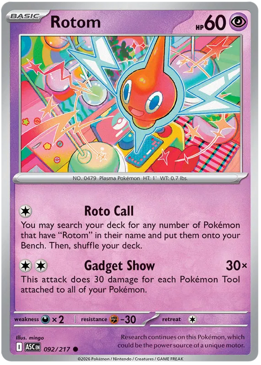 Ascended Heroes - 092/217 - Rotom