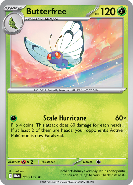 Journey Together - 003/159 - Butterfree - Holo