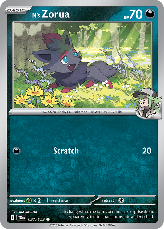 Journey Together - 097/159 - N's Zorua