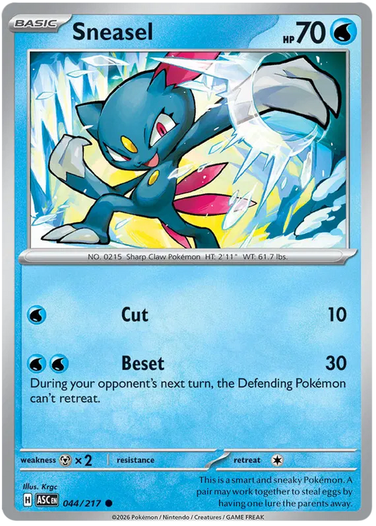Ascended Heroes - 044/217 - Sneasel