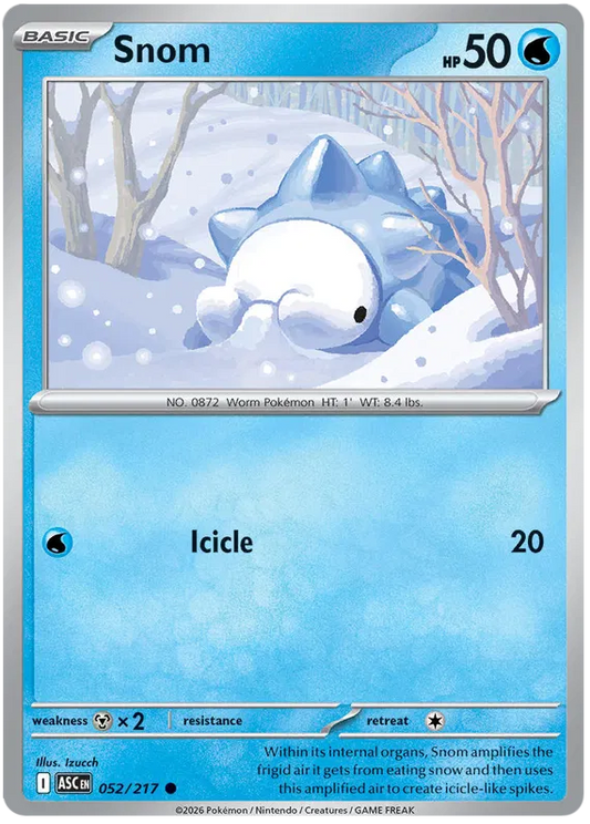 Ascended Heroes - 052/217 - Snom