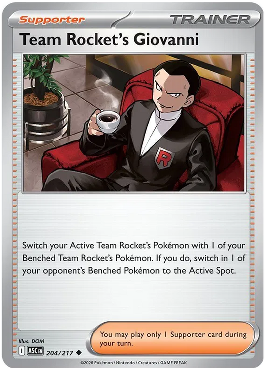 Ascended Heroes - 204/217 - Team Rocket's Giovanni