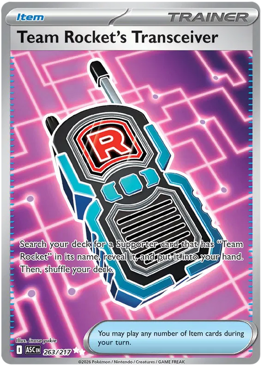 Ascended Heroes - 263/217 - Team Rocket's Transceiver