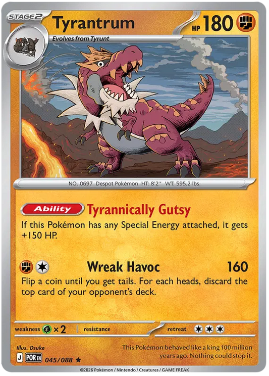 Perfect Order - 045/088 - Tyrantrum - Holo