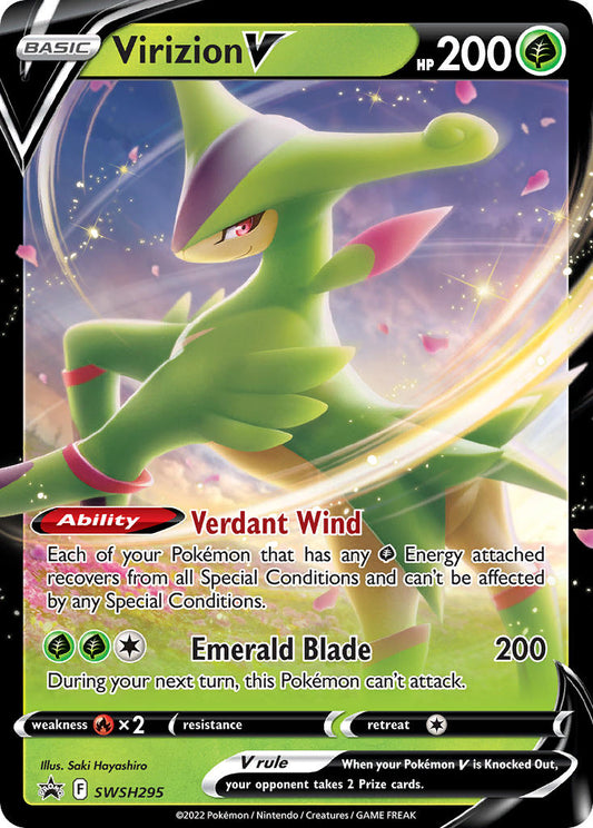 SWSH295 - Virizion V - Oversized Card