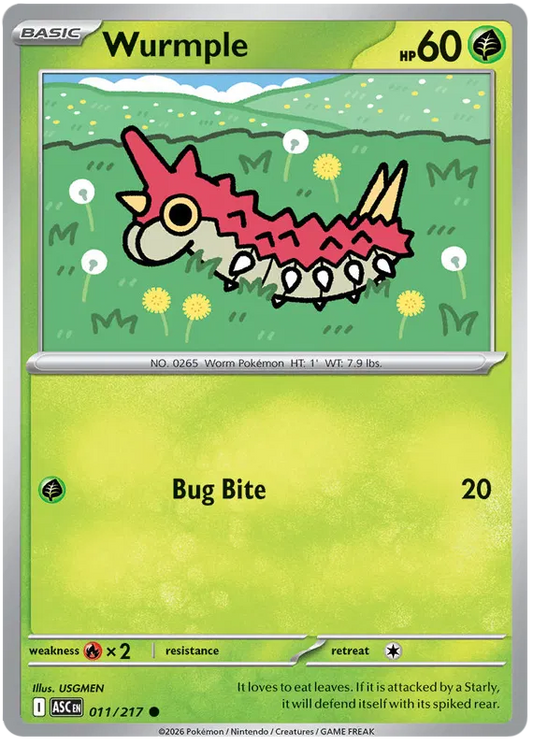 Ascended Heroes - 011/217 - Wurmple