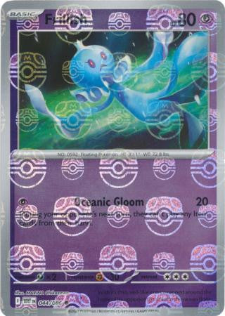 White Flare - 044/086 - Frillish - Master Ball Reverse Holo