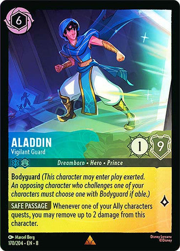 Reign Of Jafar - 170/204 - Aladdin - Vigilant Guard - Foil