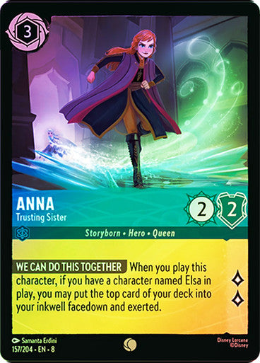 Reign Of Jafar - 157/204 - Anna - Trusting Sister - Foil
