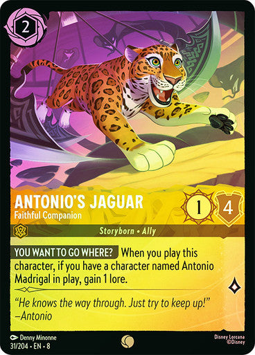 Reign Of Jafar - 031/204 - Antonio's Jaguar - Faithful Companion - Foil