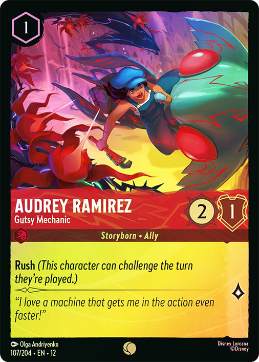 Wilds Unknown - 107/204 - Audrey Ramirez - Gutsy Mechanic - Foil
