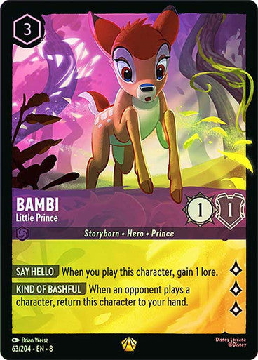 Reign Of Jafar - 063/204 - Bambi - Little Prince - Foil