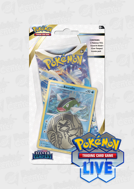 Live Code Card: Silver Tempest 1pk: Hisuian Basculin