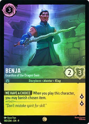 Fabled - 180/204 - Benja - Guardian of the Dragon Gem - Foil