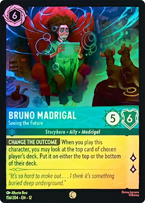 Wilds Unknown - 156/204 - Bruno Madrigal - Seeing the Future - Foil