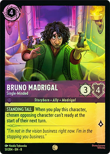 Reign Of Jafar - 051/204 - Bruno Madrigal - Single‐Minded - Foil