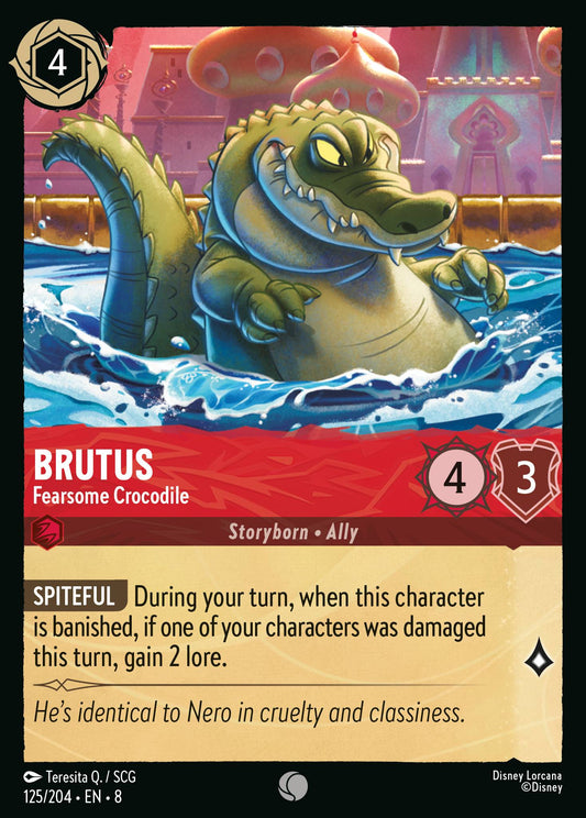 Reign Of Jafar - 125/204 - Brutus - Fearsome Crocodile