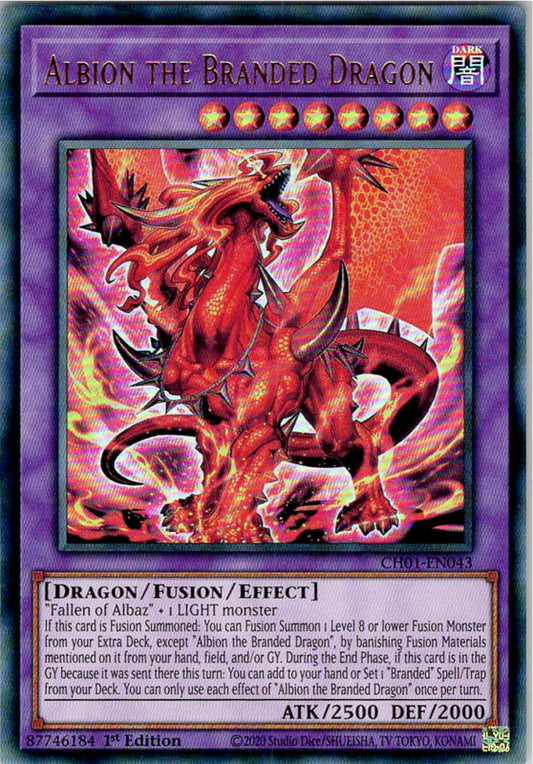 CH01-EN043 - Albion the Branded Dragon