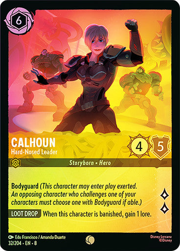 Reign Of Jafar - 032/204 - Calhoun - Hard‐Nosed Leader - Foil