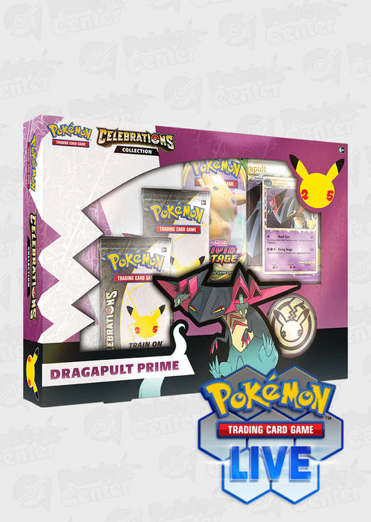 Live Code Card: Celebrations Collection: Dragapult Prime