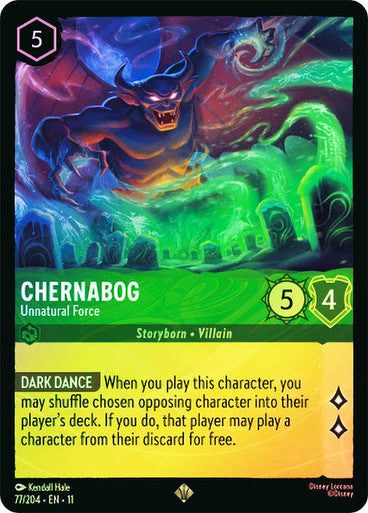 Winterspell - 077/204 - Chernabog - Unnatural Force - Foil