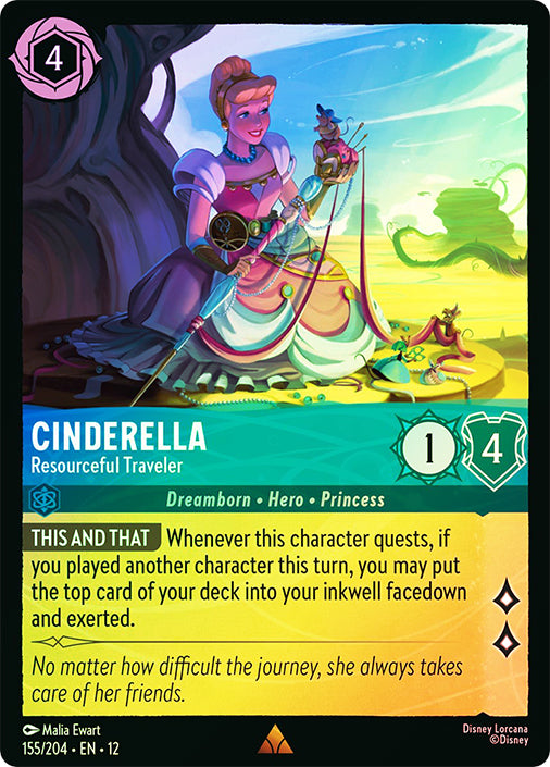 Wilds Unknown - 155/204 - Cinderella - Resourceful Traveler - Foil