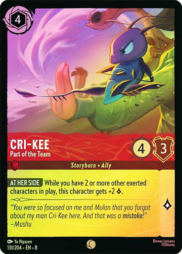 Reign Of Jafar - 131/204 - Cri‐Kee - Part of the Team - Foil