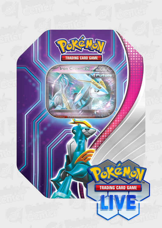 Live Code Card: Paradox Destinies Tin: Iron Crown ex