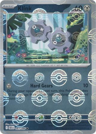 Black Bolt - 061/086 - Klink - Poké Ball Reverse Holo