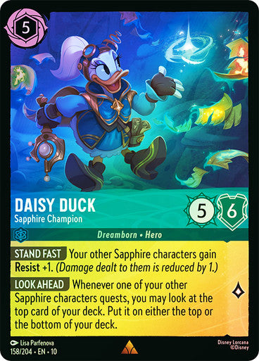 Whispers in the Well - 158/204 - Daisy Duck - Sapphire Champion - Foil