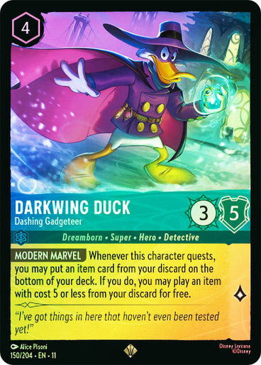 Winterspell - 150/204 - Darkwing Duck - Dashing Gadgeteer - Foil